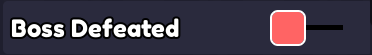 Boss Defeated Setting