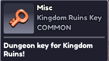 Kingdom Ruins Key